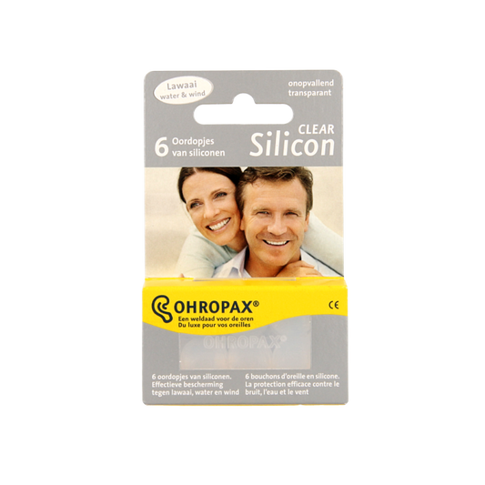 Ohropax Silicon clear 6 Stuks