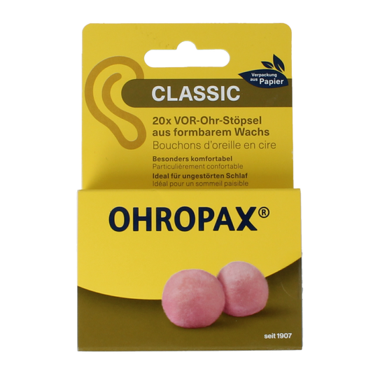 Ohropax Oordopjes classic 20 Stuks