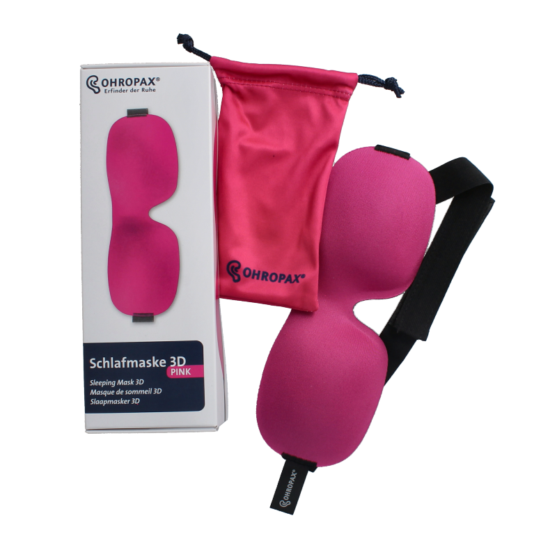 Ohropax Slaapmasker roze 1 Stuks