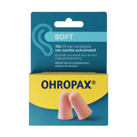 Ohropax Oordopjes soft 10.00 Stuks
