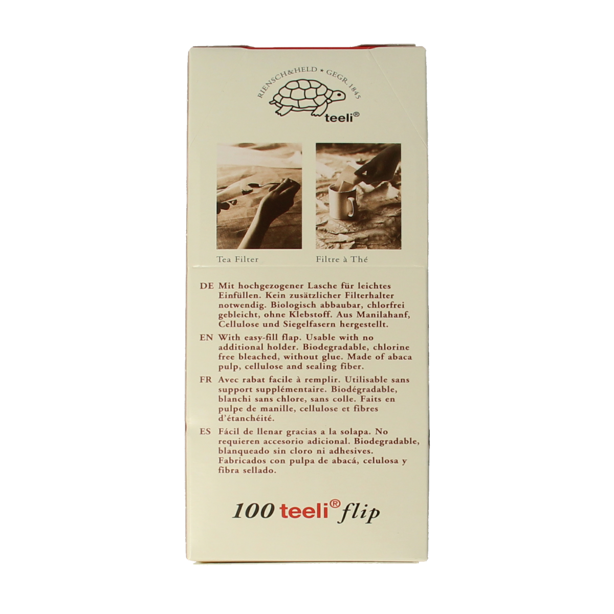 Teeli Theefilters XS 100 Stuks
