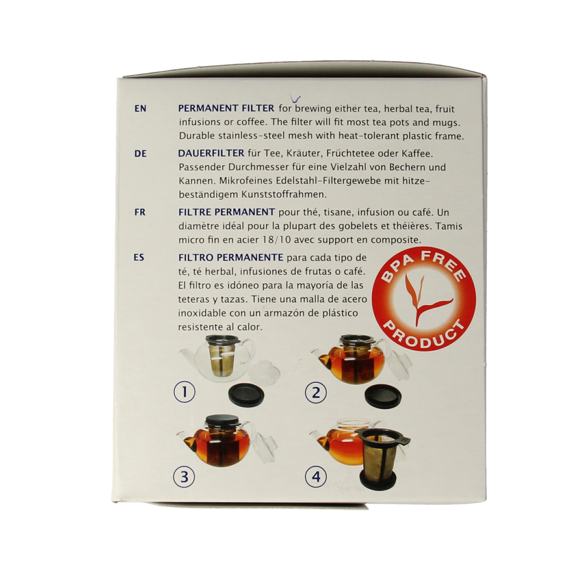 Simon Levelt Theefilter permanent maat L 1.00 Stuks
