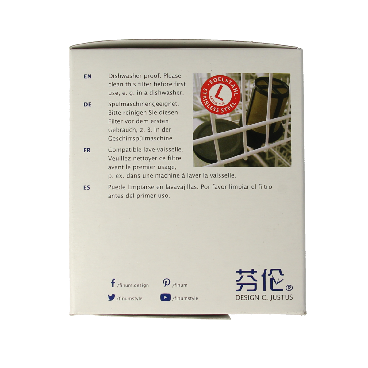 Simon Levelt Theefilter permanent maat L 1.00 Stuks