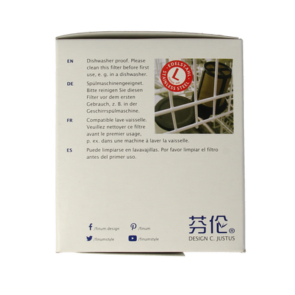 Simon Levelt Theefilter permanent maat L 1.00 Stuks