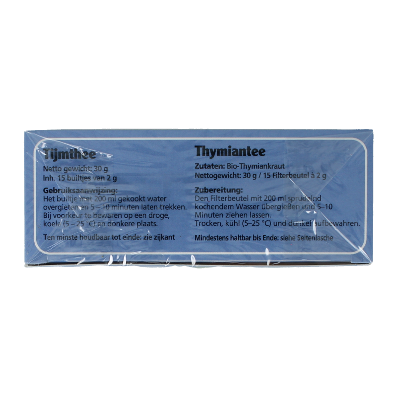 Salus Thijm thee bio 15 Zakjes