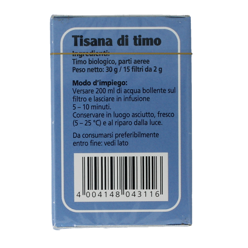 Salus Thijm thee bio 15 Zakjes