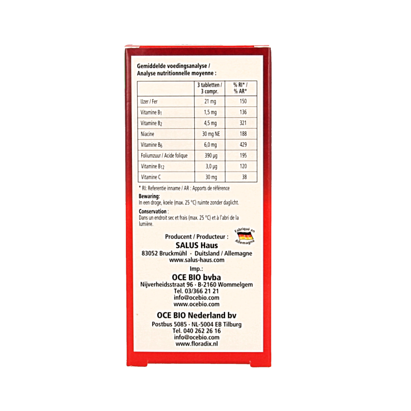 Salus Floradix ijzer tabletten 147 Tabletten