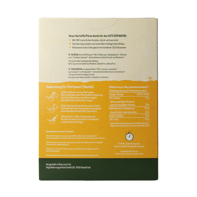 Eden Aardappelpuree bio  160 Gram