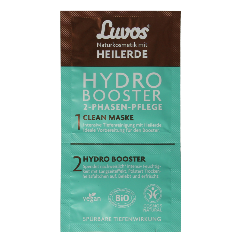 Luvos Crememasker hydro booster 2 fasen bio 9.5 Milliliter
