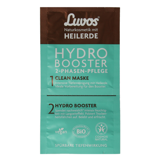 Luvos Crememasker hydro booster 2 fasen bio 9.5 Milliliter