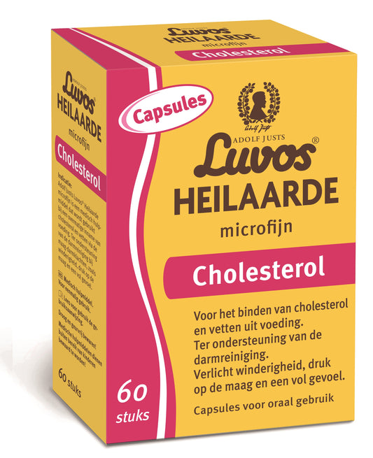 Luvos Heilaarde microfijn cholesterol 60 Capsules