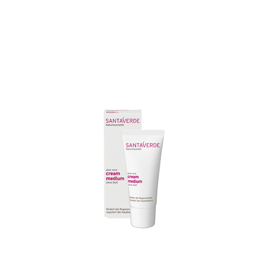 Santaverde Aloe vera cream medium parfumvrij 30 Milliliter