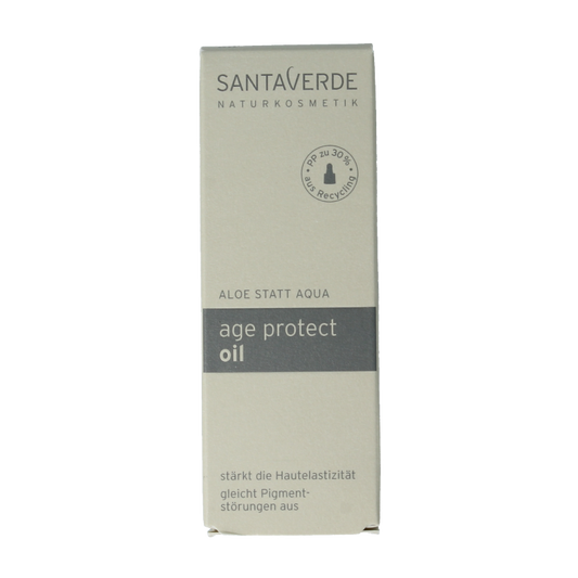 Santaverde Aloe vera age protect gezichtsolie 30 Milliliter