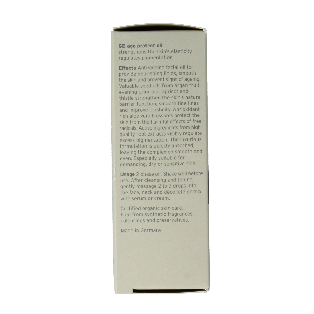 Santaverde Aloe vera age protect gezichtsolie 30.00 Milliliter