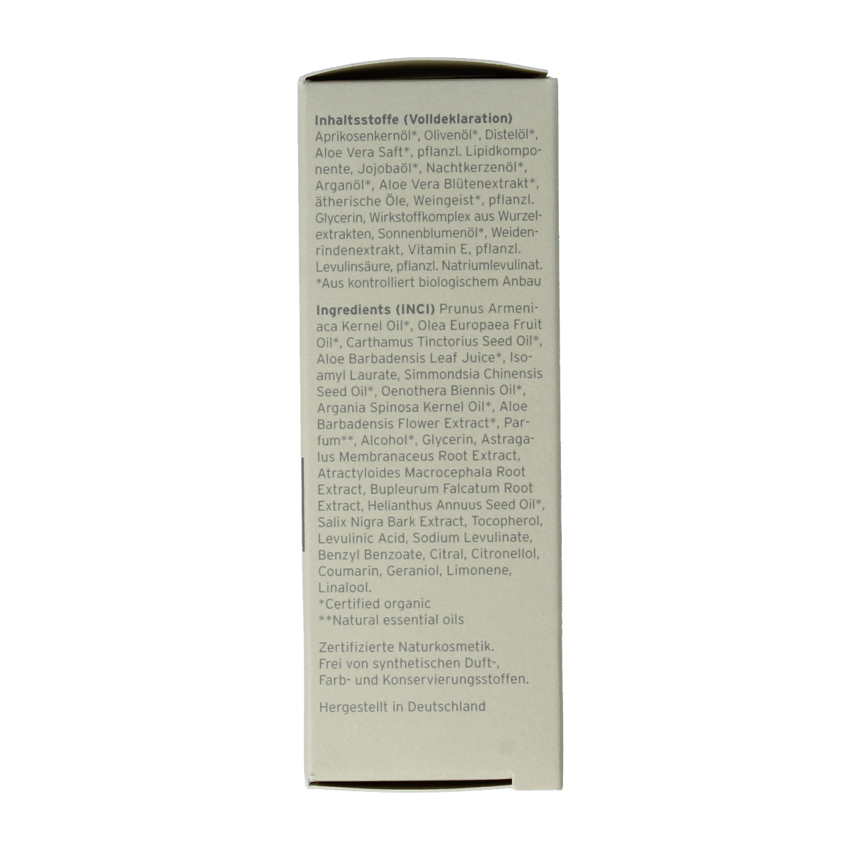 Santaverde Aloe vera age protect gezichtsolie 30.00 Milliliter
