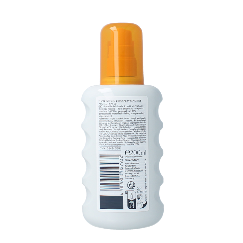 Eucerin Sun sensitive protect kids sun spray SPF50+ 200 Milliliter