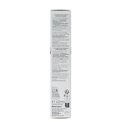 Eucerin Atopicontrol intensief kalmerende creme 40.00 Milliliter