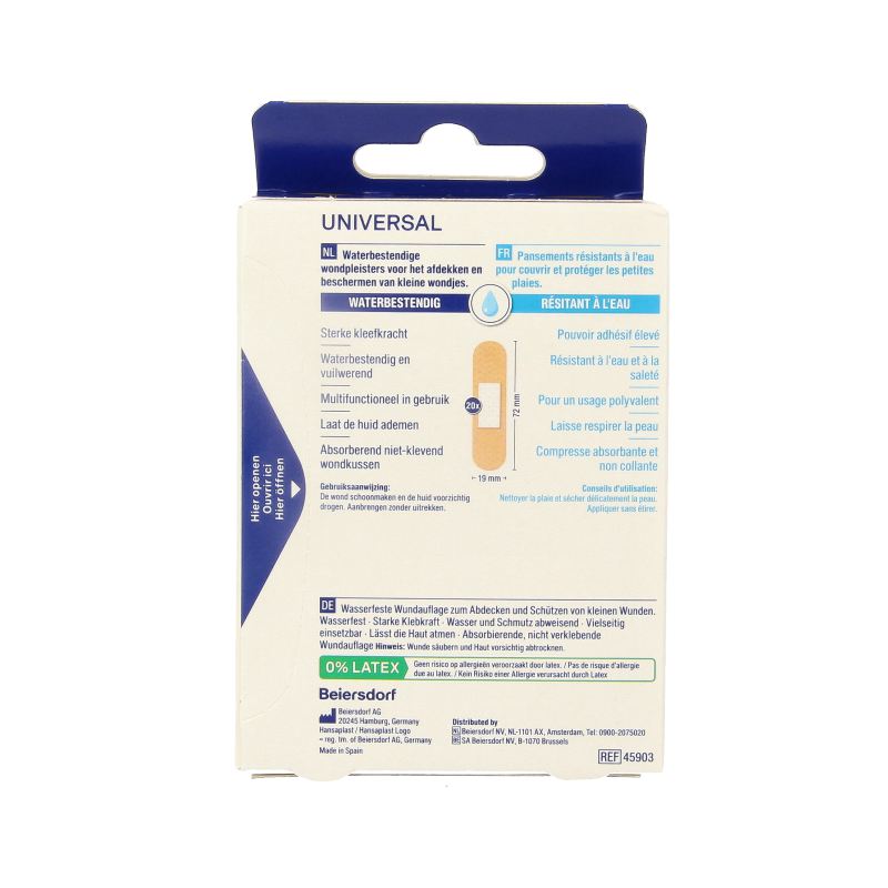 Hansaplast Universal strips 20 Stuks