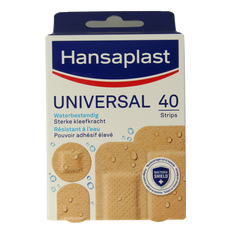 Hansaplast Water resistant universal strips 40.00 Stuks