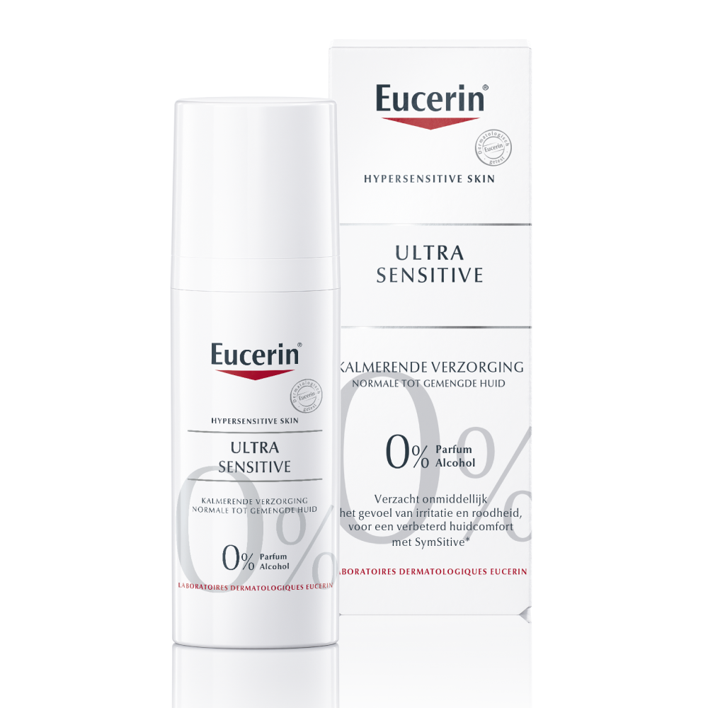 Eucerin Ultrasensitive kalmerende creme norm-gemengde huid 50 Milliliter