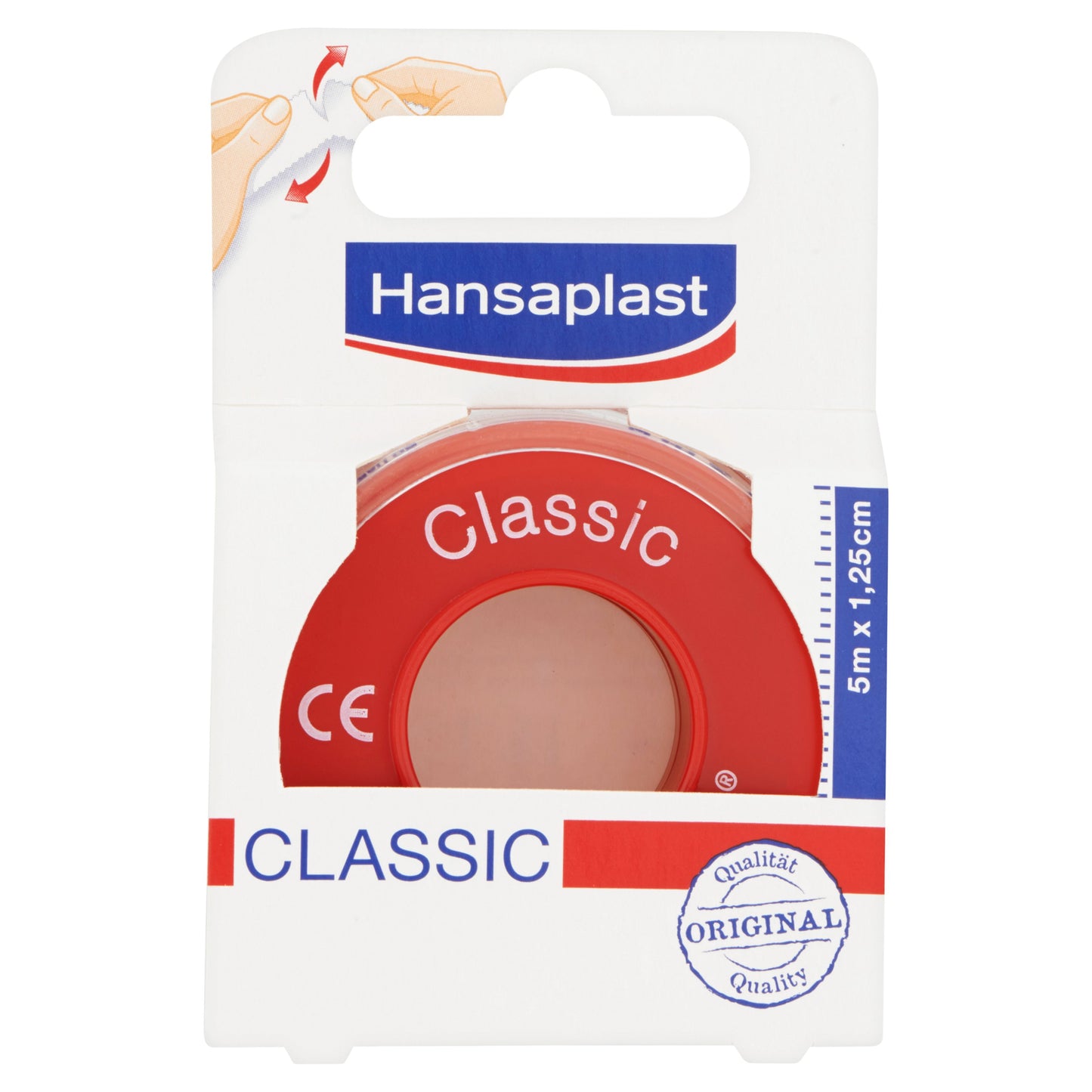 Hansaplast Hechtpleister classic 5m x 1.25cm 1 Rol