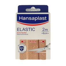Hansaplast Elastic 2m x 6cm waterafstotend 1.00 Stuks