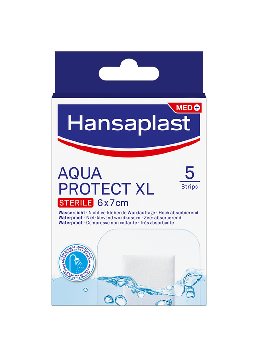 Hansaplast Aqua protect antibacterieel XL 5 Stuks