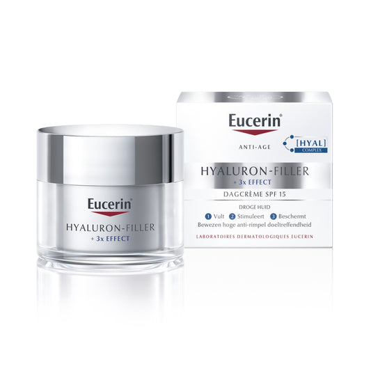 Eucerin Hyaluron-filler + 3x effect dagcreme dr huid SPF15 50 Milliliter