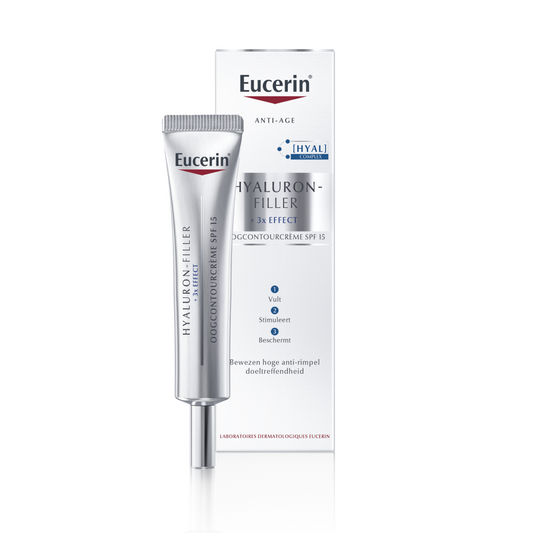 Eucerin Hyaluron-filler + 3x effect oogcontourcreme SPF15 15.00 Milliliter