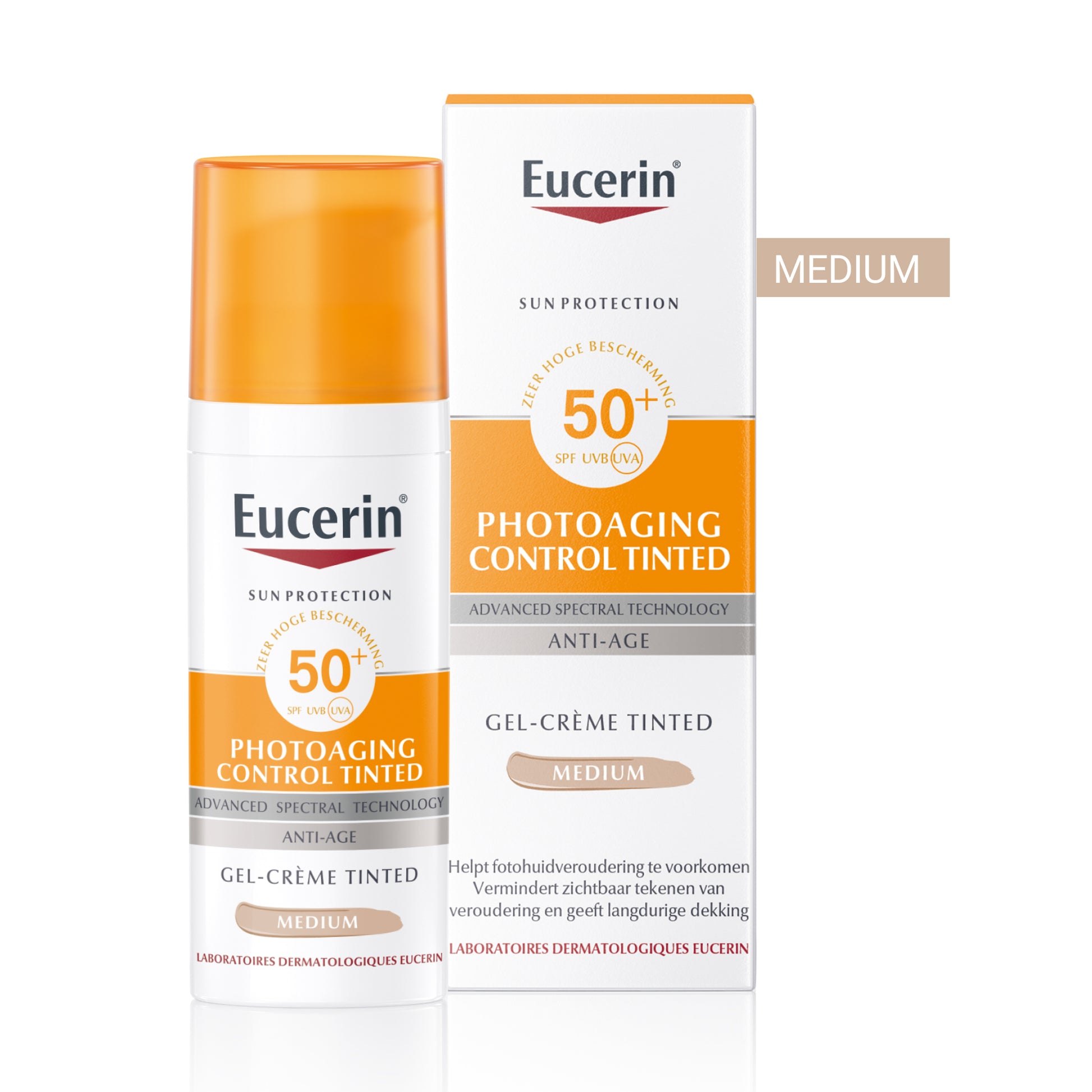 Eucerin Sun photoaging control SPF50+ tinted medium 50.00 Milliliter