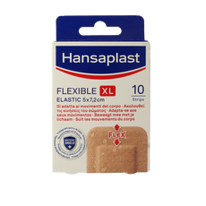 Hansaplast Flexible XL 5 x 7.2cm 10 Stuks