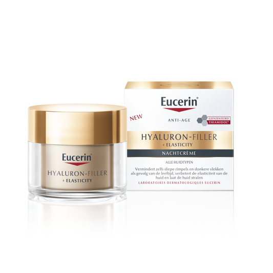 Eucerin Hyaluron-filler + elasticity nachtcreme 50.00 Milliliter
