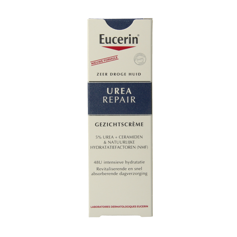Eucerin Urearepair gezichtscreme 5% urea 50 Milliliter