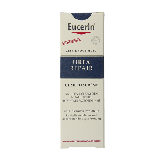 Eucerin Urearepair gezichtscreme 5% urea 50 Milliliter