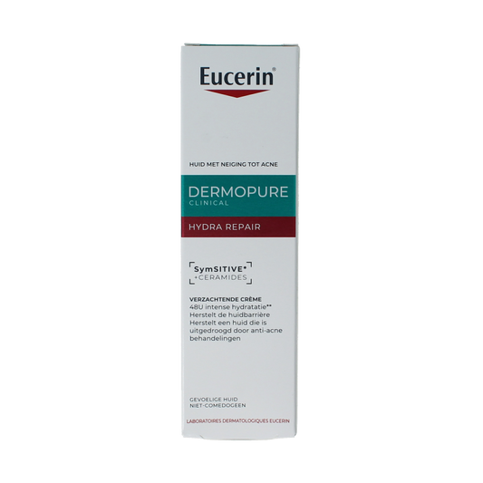 Eucerin Dermopure clinical hydra repair verzachtende creme 40 Milliliter