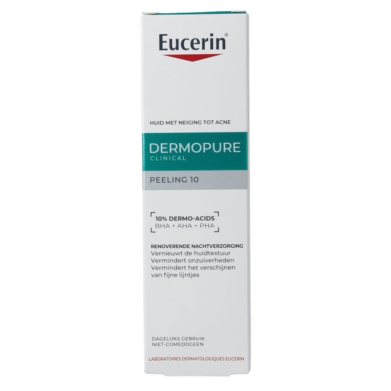 Eucerin Dermopure clinical peeling 10 reno nachtverzorging 40 Milliliter