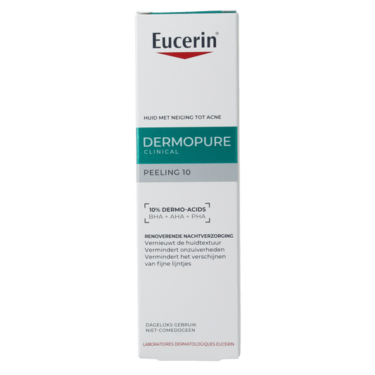 Eucerin Dermopure clinical peeling 10 reno nachtverzorging 40 Milliliter