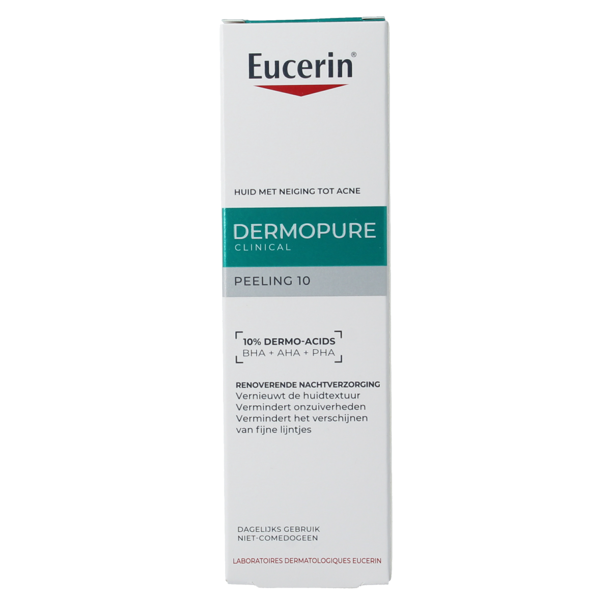 Eucerin Dermopure clinical peeling 10 reno nachtverzorging 40.00 Milliliter