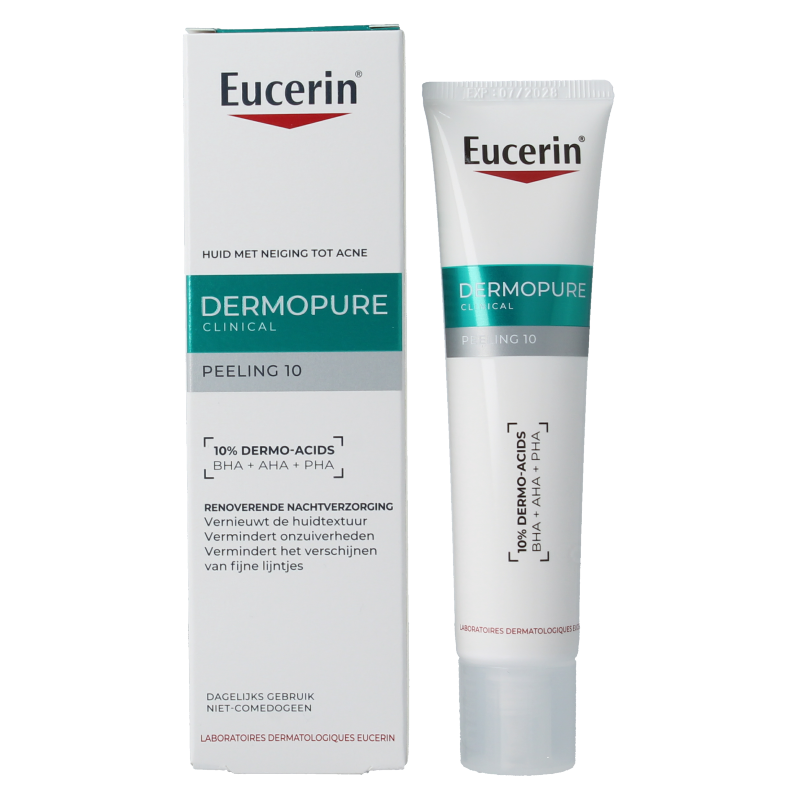 Eucerin Dermopure clinical peeling 10 reno nachtverzorging 40 Milliliter