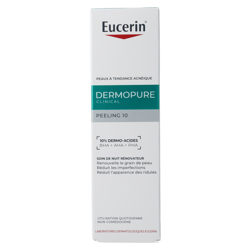 Eucerin Dermopure clinical peeling 10 reno nachtverzorging 40 Milliliter