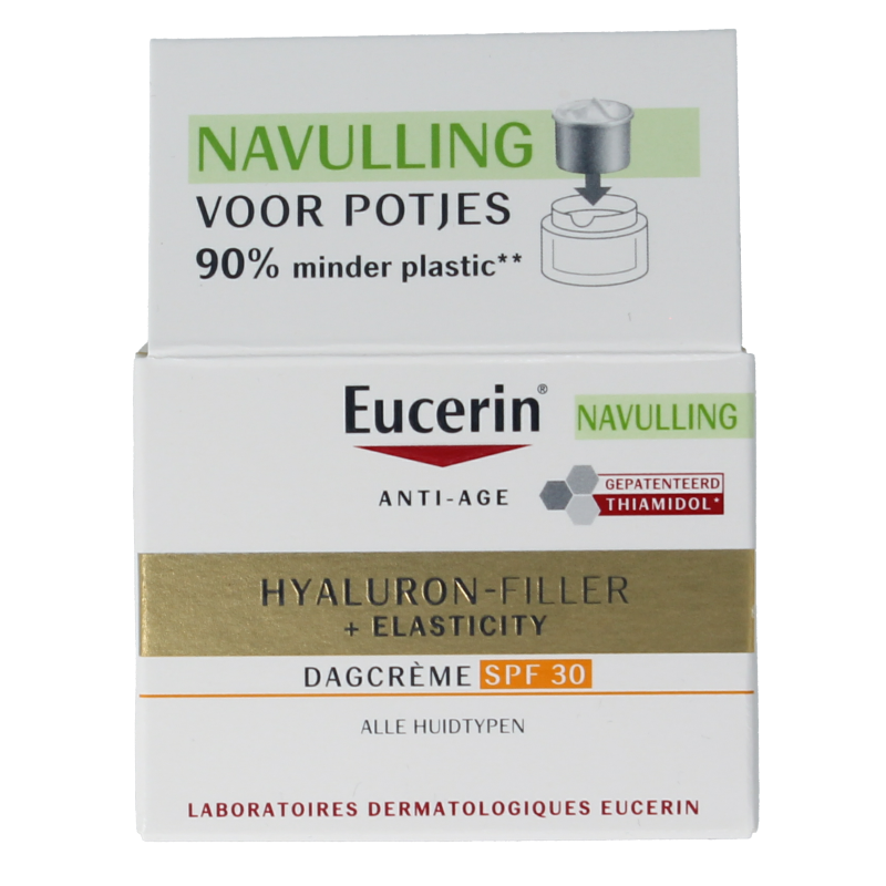 Eucerin Hyaluron-filler + elasticity dagcreme SPF30 navul 50 Milliliter