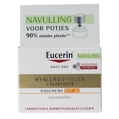 Eucerin Hyaluron-filler + elasticity dagcreme SPF30 navul 50.00 Milliliter