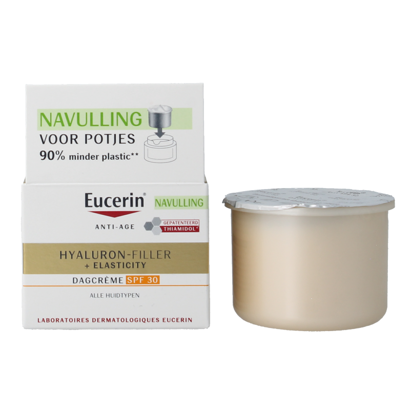 Eucerin Hyaluron-filler + elasticity dagcreme SPF30 navul 50 Milliliter