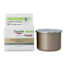 Eucerin Hyaluron-filler + elasticity nachtcreme navulling 50 Milliliter