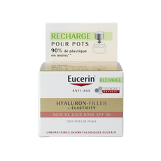 Eucerin Hyaluron-filler + elasticity dagcreme SPF30 navul 50.00 Milliliter
