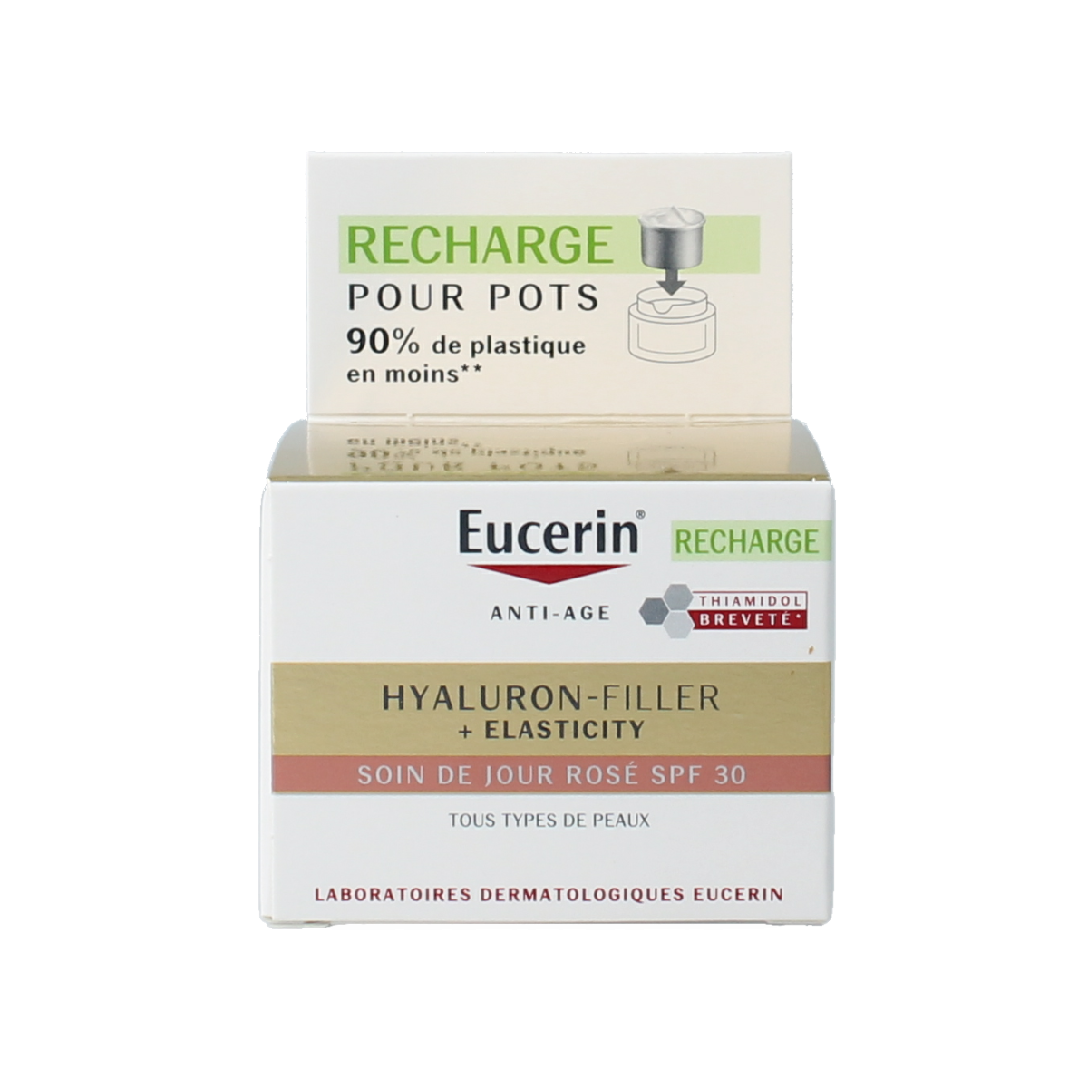 Eucerin Hyaluron-filler + elasticity dagcreme SPF30 navul 50.00 Milliliter