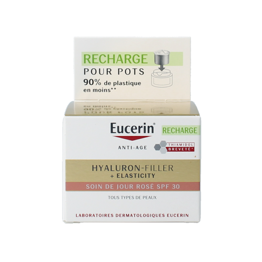 Eucerin Hyaluron-filler + elasticity dagcreme SPF30 navul 50 Milliliter