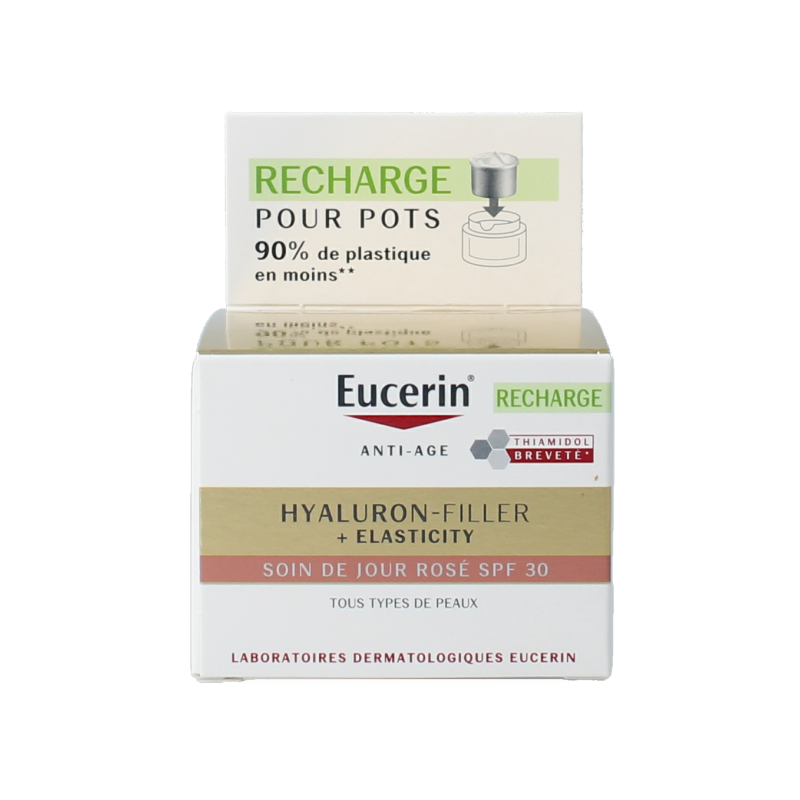 Eucerin Hyaluron-filler + elasticity dagcreme SPF30 navul 50 Milliliter