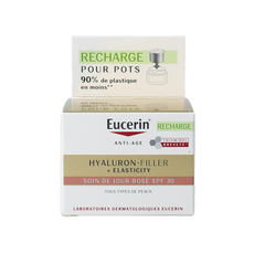 Eucerin Hyaluron-filler + elasticity dagcreme SPF30 navul 50 Milliliter