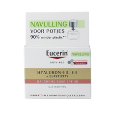 Eucerin Hyaluron-filler + elasticity dagcreme SPF30 navul 50 Milliliter